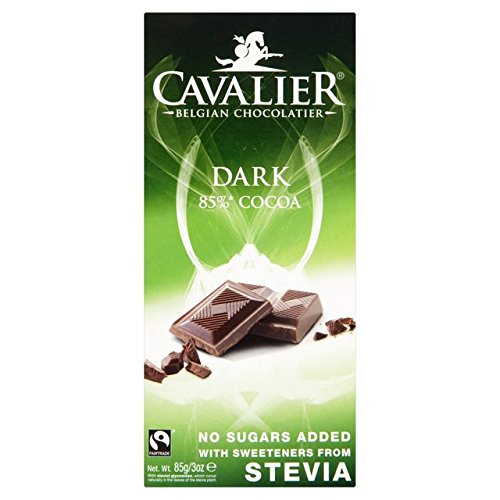 Cavalier - Schokolade mit Stevia 85g Tafel Dark von Cavalier