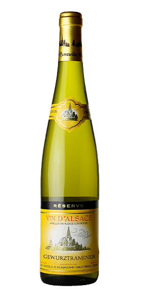 Gewürztraminer Reserve Vin d'Alsace 2021 von Cave Vinicole de Hunawihr