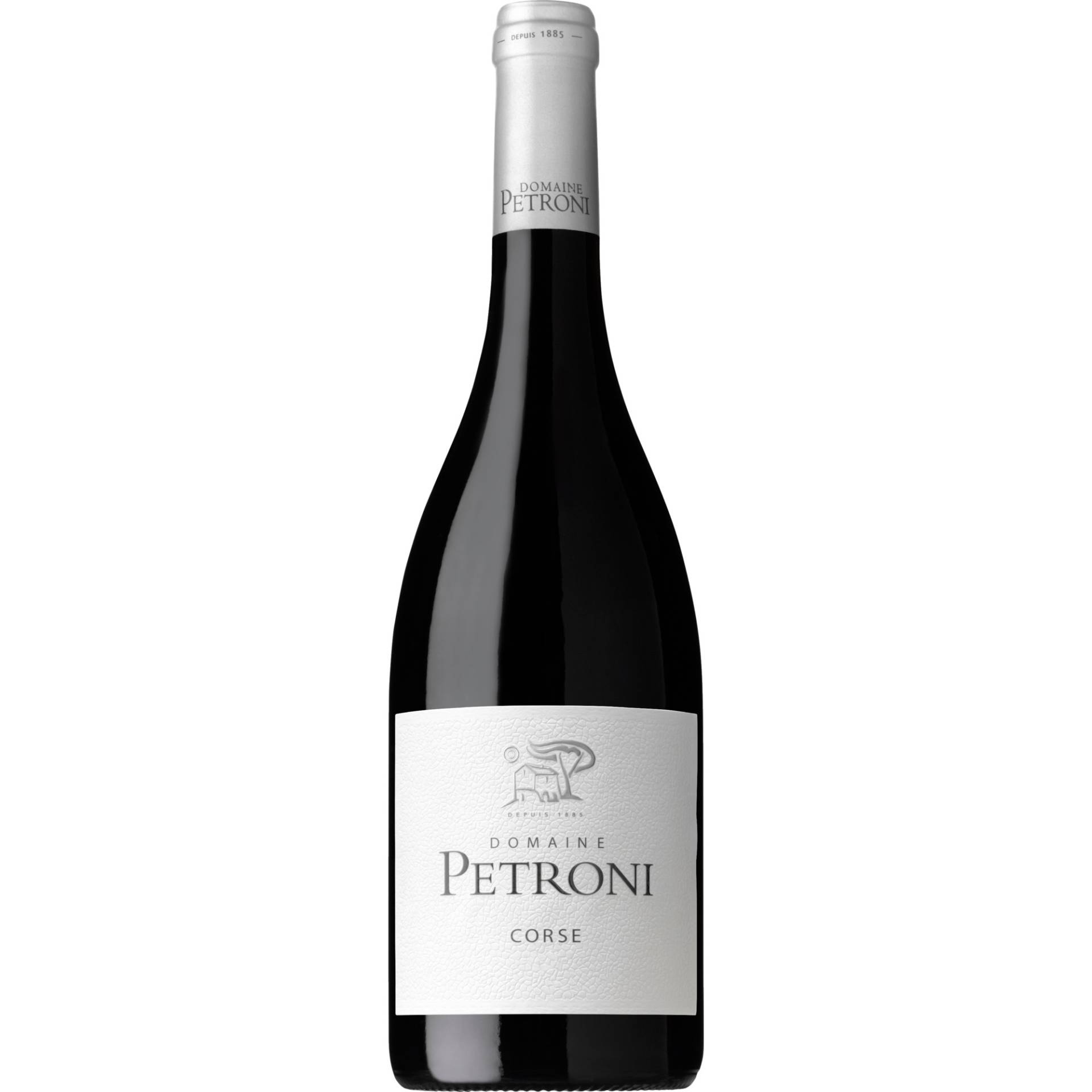 Domaine Petroni Rouge, Vin de Corse AOP, Korsika, 2021, Rotwein von Cave d'Aleria, Padulone, F-20270 Aleria