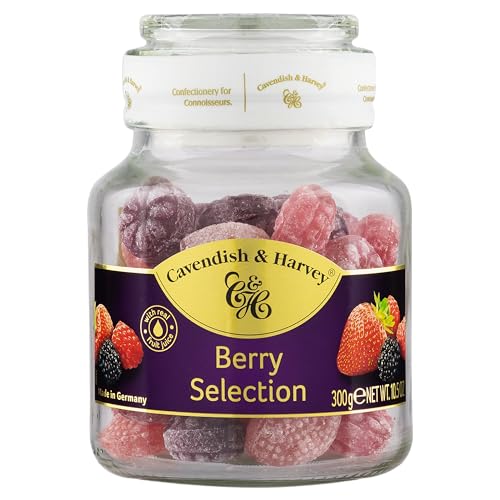 Drops Cavendish & Harvey Berry Candies 300g in Glas von Cavendish & Harvey