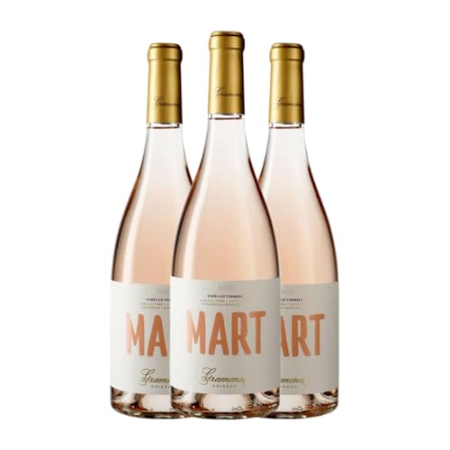 Gramona Mart Xarel·lo Penedès 75 cl Rosé-Wein (Karton mit 3 Flaschen von 75 cl) von Caves Gramona