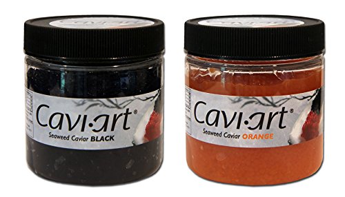 Cavi-Art - Veganer Seetang-Kaviar – Kombi-Pack mit 2 Geschmacksrichtungen von Cavi-Art