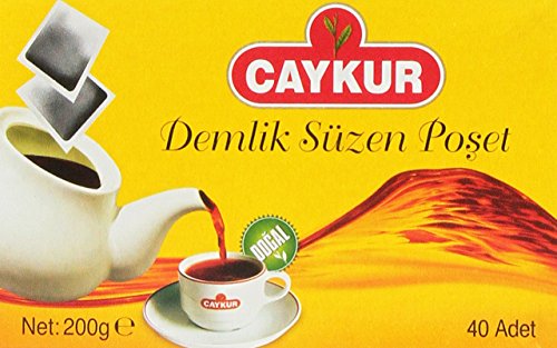 Caykur - Teebeutel für Teekannen - Schwarzer Tee (40 x 10g Beutel) von Caykur