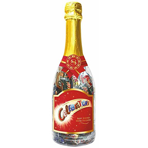 Celebrations Champagner Flasche Weihnachten 320g, 1er Pack (1 x 320 g Flasche) von Celebrations