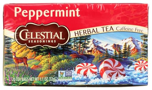 Celestial Seasonings Pfefferminz-Teebeutel, 20 Stück, 6 Stück von Celestial Seasonings