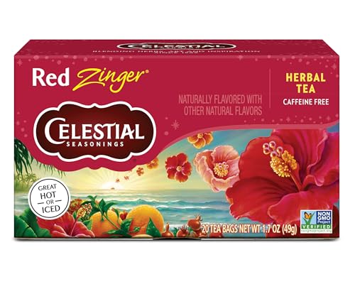 Celestial Seasonings Red Zinger Kräutertee koffeinfrei 20 Teebeutel 49 g von Celestial Seasonings