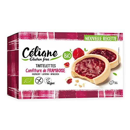 Celiane - Himbeertörtchen glutenfrei - 130 g - 8er Pack von Celiane