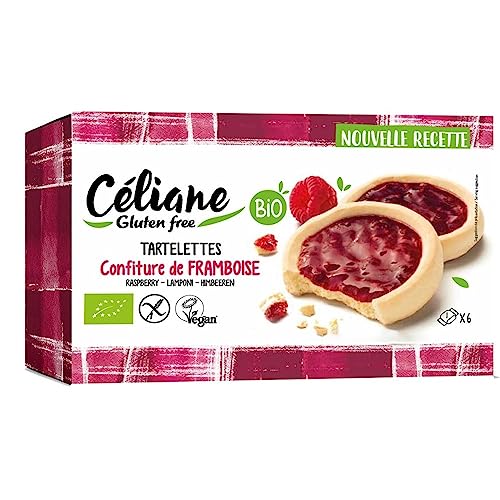 Celiane - Himbeertörtchen glutenfrei - 130 g - 8er Pack von Celiane