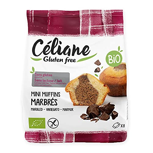 Celiane - Mini-Marmor-Muffins glutenfrei laktosefrei - 200 g - 6er Pack von Celiane