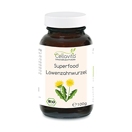 Cellavita Superfood Löwenzahnwurzel Extrakt bio Pulver | Bio & Vegan | von Cellavita