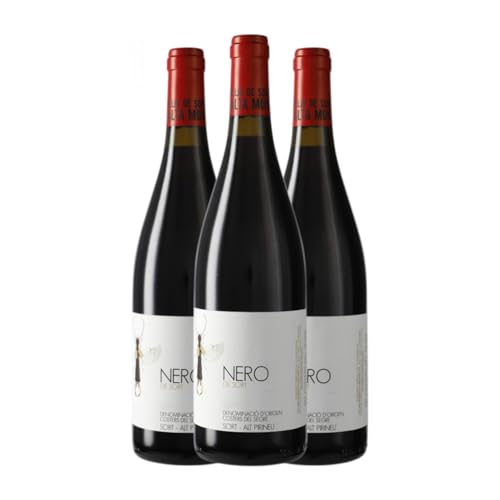 Batlliu de Sort Nero de Sort Spätburgunder Costers del Segre 75 cl Rotwein (Karton mit 3 Flaschen von 75 cl) von Celler Batlliu de Sort