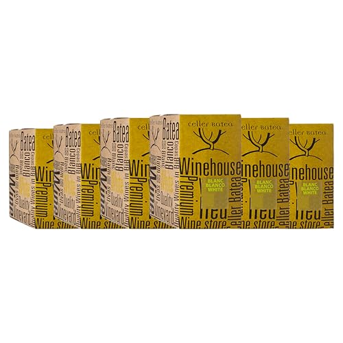 Celler de Batea Blanco Jung Bag in Box 3 L Weißwein (Karton mit 6 Bag in Box von 3 L) von Celler Cooperatiu de Batea