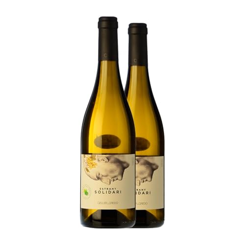 Credo Estrany Solidari Xarel·lo Penedès 75 cl Weißwein (Karton mit 2 Flaschen von 75 cl) von Celler Credo