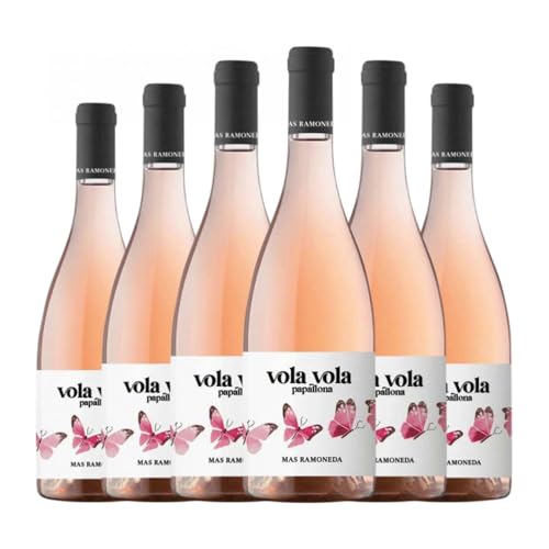 Mas Ramoneda Vola Vola Papallona Rosat Costers del Segre Jung 75 cl Rosé-Wein (Karton mit 6 Flaschen von 75 cl) von Celler Mas Ramoneda