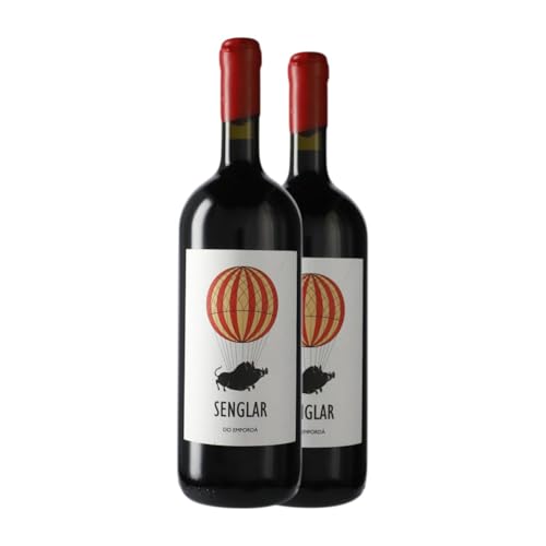 Mas Romeu Senglar Empordà Magnum-Flasche 1,5 L Rotwein (Karton mit 2 Magnum-Flasche von 1,5 L) von Celler Mas Romeu