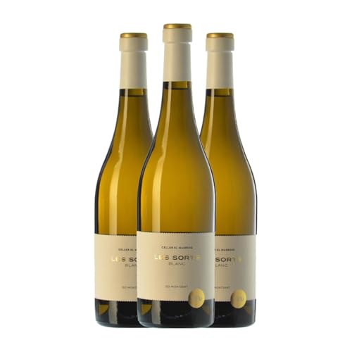 Masroig Les Sorts Blanc Grenache Weiß Montsant Alterung 75 cl Weißwein (Karton mit 3 Flaschen von 75 cl) von Celler Masroig