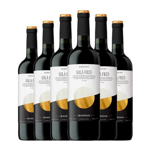 Masroig Solà Fred Negre Samsó Montsant Jung 75 cl Rotwein (Karton mit 6 Flaschen von 75 cl) von Celler Masroig