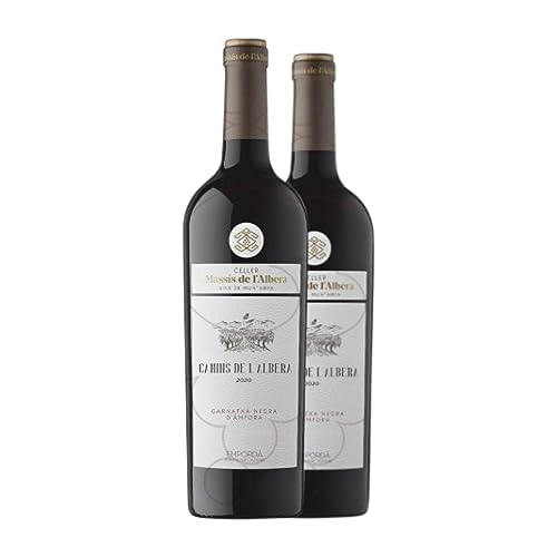 Celler Massis de l'Albera Camins de l'Albera Grenache Empordà Alterung 75 cl (Schachtel mit 2 Flaschen von 75 cl) von Celler Massis de l'Albera