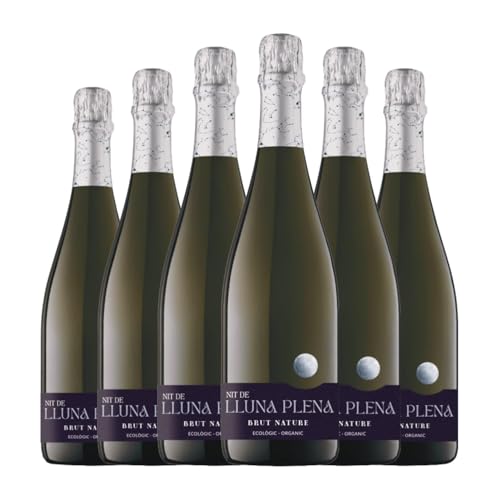 Oliveda Nit de Lluna Plena Brut Natur Cava 75 cl Weißer Sekt (Karton mit 6 Flaschen von 75 cl) von Celler Oliveda