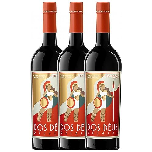 Wermut Bellmunt del Priorat Dos Déus Rojo Origins 75 cl (Schachtel mit 3 Flaschen von 75 cl) von Cellers Bellmunt del Priorat - Priorat B&D Lab