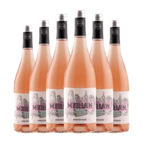 Cellers Tarrone Merian Rose Terra Alta Jung 75 cl Rosé-Wein (Karton mit 6 Flaschen von 75 cl) von Cellers Tarrone