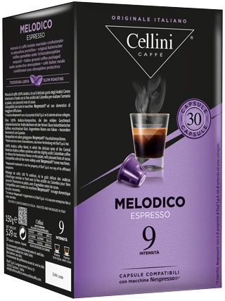 Cellini MELODICO Nespresso®* kompatible Kapseln von Cellini Caffè