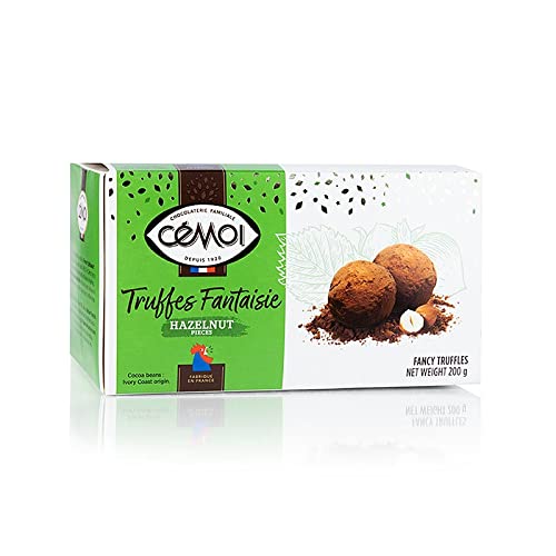 Cemoi Trüffelkonfekt - Pralinen, mit Haselnuss-Splittern, 200g. von Cémoi