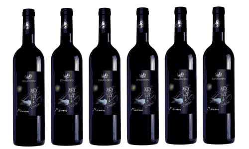 6x 0,75l - 2017er - Cenatiempo - Màvros - Epomeo I.G.P. - Ischia- Kampanien - Italien - Rotwein trocken von Cenatiempo