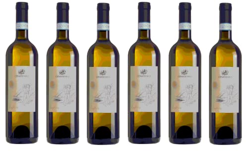 6x 0,75l - 2020er - Cenatiempo - Lefkòs - Bianco Superiore - Ischia D.O.P. - Kampanien - Italien - Weißwein trocken von Cenatiempo