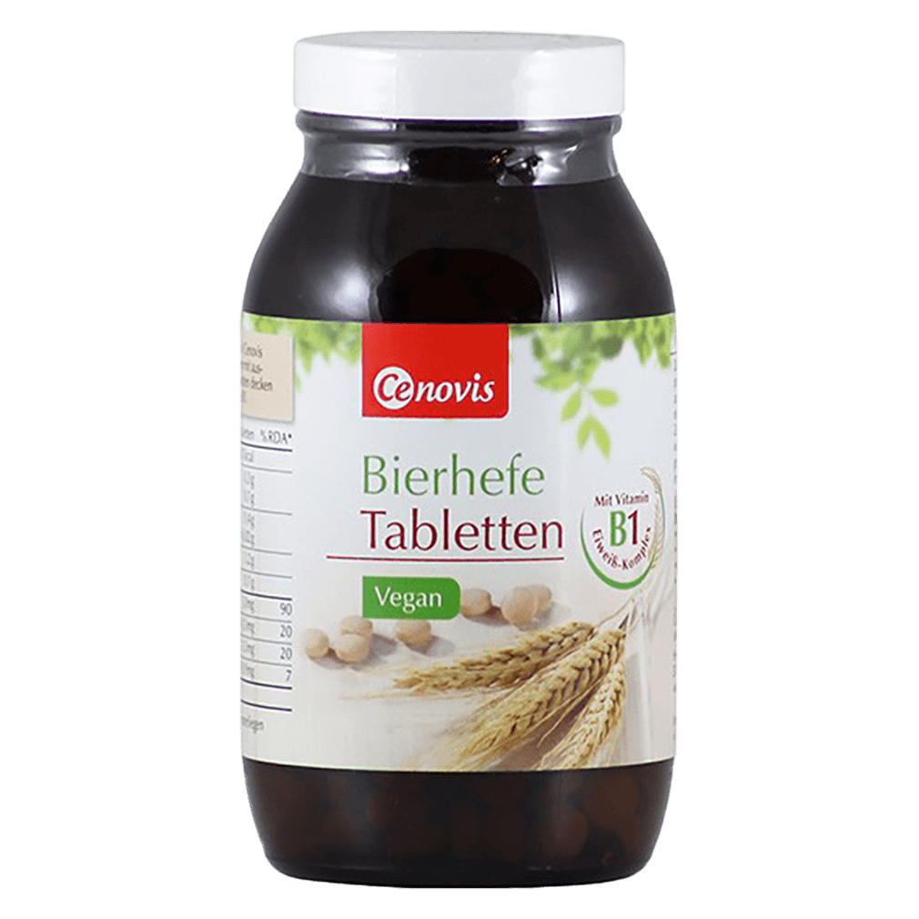 Bierhefe Vitamin B1 Tabletten, 500 Stück von Cenovis