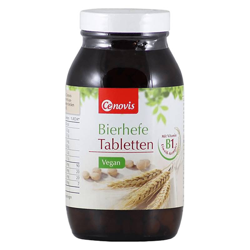 Bierhefe Vitamin B1 Tabletten, 500 Stück von Cenovis