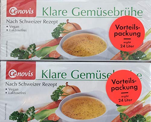Cenovis Klare Gemüsebrühe nach Schweizer Rezept, 8 x 12 Würfel von OEARE