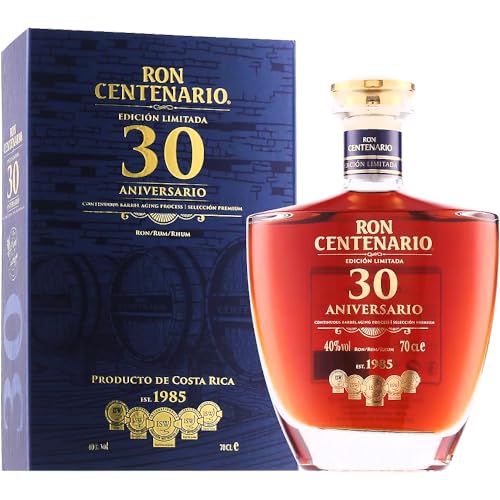 Centenario Edicion Limitada 30 Jahre Rum (1 x 0.7 l) | 700 ml (1er Pack) von Centenario