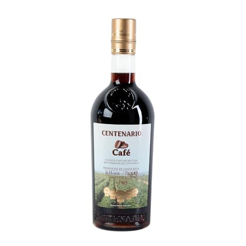 Centenario Ron Centenario Café | Aromatisierter Rum - Kaffeelikör| Mokka mit leichten Vanillenoten | Ausgezeichnet mit Silber bei der Madrid International Rum Conference | 700ml von Centenario