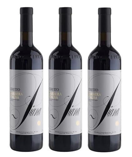 3x 0,75l - 2023er - Ceretto - Piana - Barbera d'Alba D.O.P. - Piemonte - Italien - Rotwein trocken von Ceretto