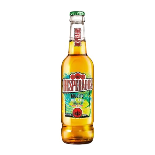 Bier 6 Einheiten Box Desperados Mojito Drittel-Liter-Flasche 33 cl von Cervezas Desperados