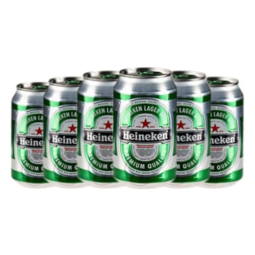 Bier HeinekenInternational Alu-Dose 33 cl (Schachtel mit 6 Alu-Dose von 33 cl) von Distribuidor