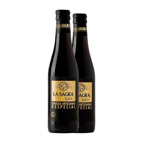 Bier La Sagra Drittel-Liter-Flasche 33 cl (Karton mit 2 Drittel-Liter-Flasche von 33 cl) von Cervezas La Sagra