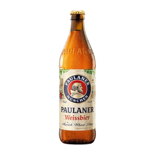 Bier 6 Einheiten Box Paulaner Medium Flasche 50 cl von Cervezas Paulaner