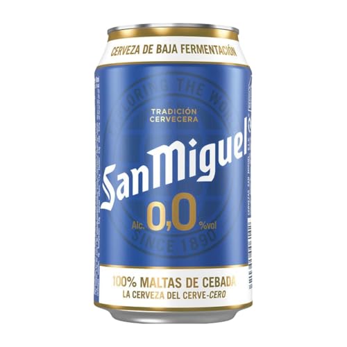 Bier 24 Einheiten Box San Miguel Alu-Dose 33 cl von Cervezas San Miguel