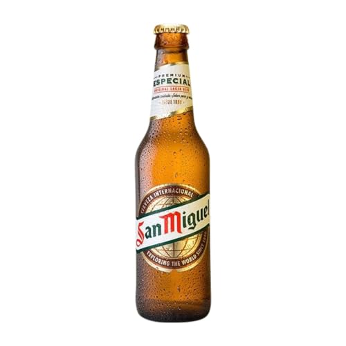 Bier 24 Einheiten Box San Miguel Drittel-Liter-Flasche 33 cl von Cervezas San Miguel