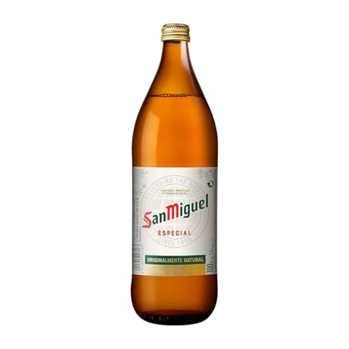 Bier 6 Einheiten Box San Miguel 1 L von Cervezas San Miguel