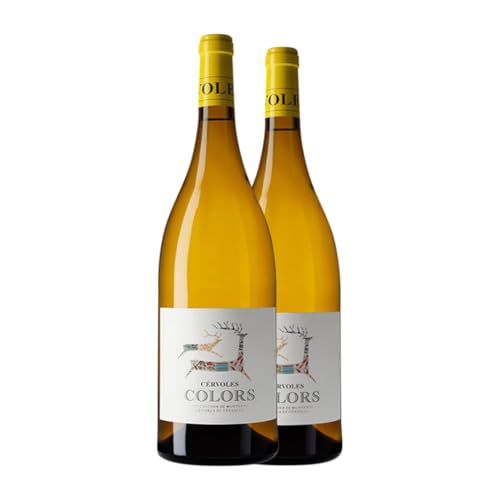 Cérvoles Colors Blanc Costers del Segre Magnum-Flasche 1,5 L Weißwein (Karton mit 2 Magnum-Flasche von 1,5 L) von Cérvoles Celler