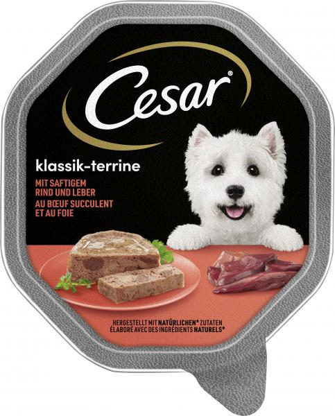 Cesar Klassik-Terrine mit saftigem Rind & Leber von Cesar