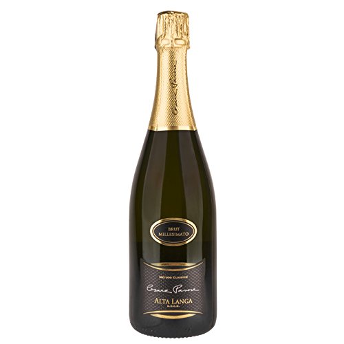 Schaumwein Alta Langa Brut Millesimato Classic Method Vallebelbo Italienischer Sekt 1X75 Spumante von Cesare Pavese