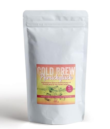 Cold Brew "Pfirsichglück" Schwarzteemischung mit Pfirsich-Note, 100g in Cha Cult - Qualität von Cha Cult