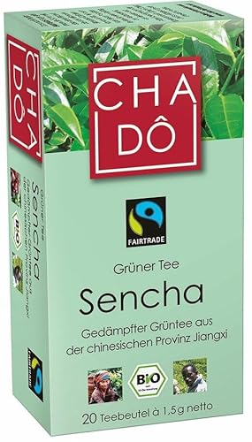 Cha Dô Bio Fairtrade Sencha Teebeutel 20x (6 x 30 gr) von Cha Dô
