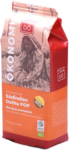Cha Dô Bio 'öko' Oothu FOP Schwarztee ehem. Englische Mischung WFTO (6 x 250 gr) von Cha Dô
