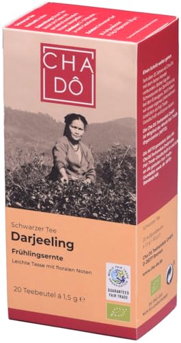 Darjeeling Teebeutel 20x WFTO 18 x 30 gr von Cha Dô