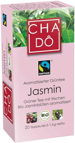 Fairtrade Jasmin Teebeutel 20x 18 x 30 gr von Cha Dô